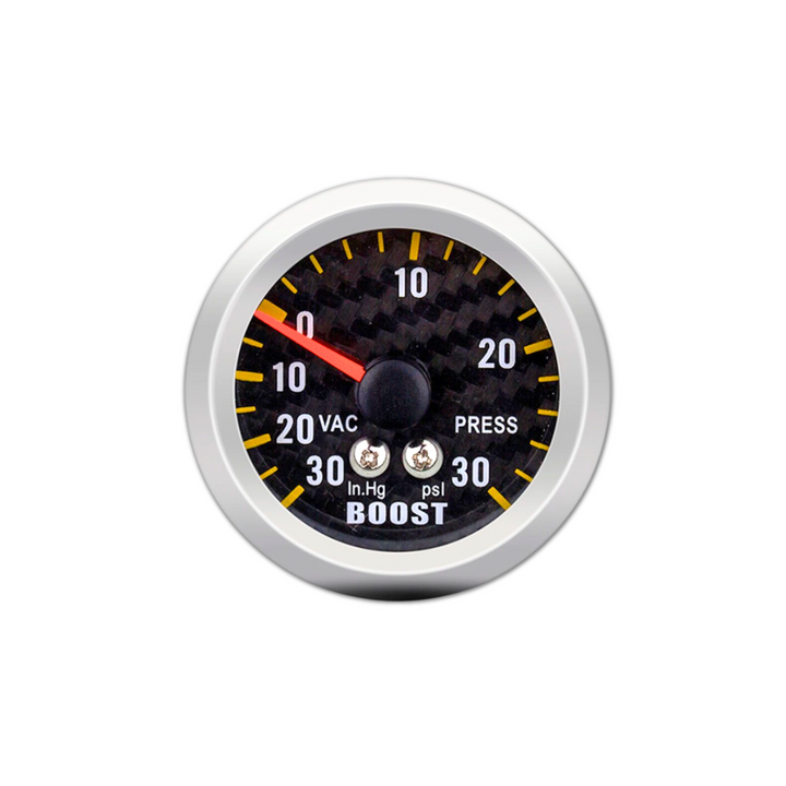 Carbon Fiber 30 PSI Boost Gauge