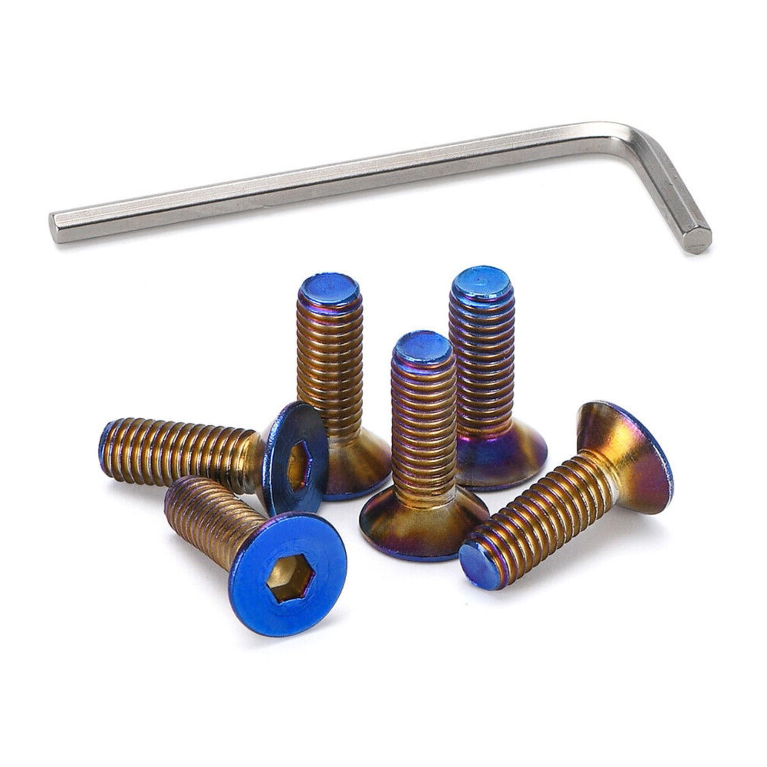 Titanium Steering Wheel Hex Bolts with Tool.