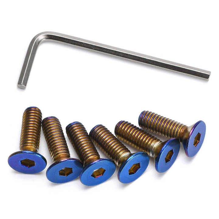 Titanium Steering Wheel Hex Bolts with Tool.